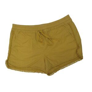 Loft Outlet running shorts linen blend Size small elastic waist